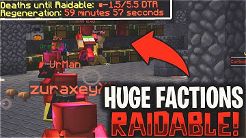 MAKING TWO HUGE FACTIONS RAIDABLE WITH ONE INVENTORY... | Minecraft HCF