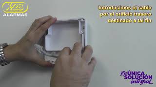 Montaje caja CCTV con Ficha RJ45 - X-28 ALARMAS