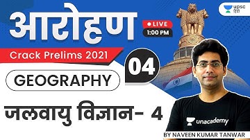 Aarohan | UPSC CSE Prelims 2021 | Geography By Naveen Tanwar | Introduction to Climatology | Part- 4