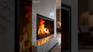 Cozy Fireplace 10 Hours with Crackling Fire Sounds & Soft Snowfall | Relaxing Winter Ambience 4K
