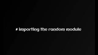 Python Tutorial 7 : Program to Generate a Random Number Profile