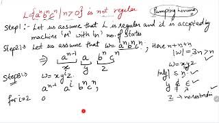 Pumping Lemma for Regular Languages: Example 1