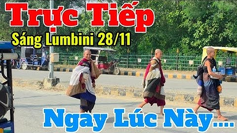 Toàn Cảnh Sáng 28/11 Thầy Minh Tuệ & Huynh Đệ | Bình Yên Trở Lại Lumbini #thayminhtue #thienchiukho