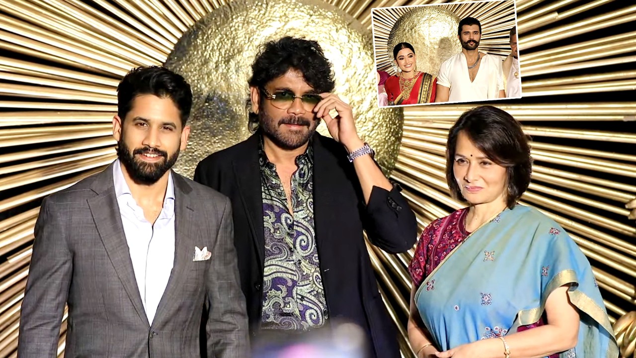 Nagarjuna & Amala Visuals At #Virosh Reception | Vijay Deverakonda Weds Rashmika | Naga Chaitanya