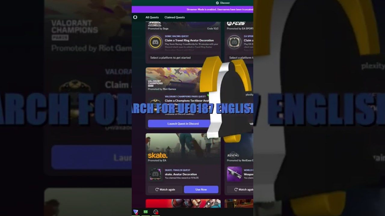 Бесплатное украшение для аватара Tacticbear в Discord Champions | Задание "Чемпионы Valorant: Париж"