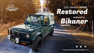VROOM VROOM RESTORATION || GYPSY SOFT TOP || READY FOR DELIVERY || ORDER FROM RAJASTHAN #MARUTIGYPSY screenshot 2