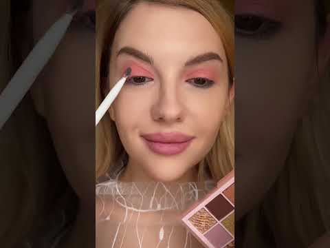 Макияж розовый #бьютиблогер