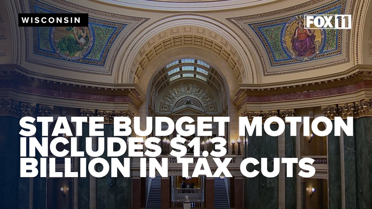 Wisconsin state budget motion includes $1.3 billion in tax cuts - YouTube