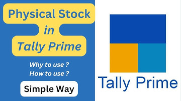 physical stock in tally prime | physical stock voucher in tally #tallyprime #tally
