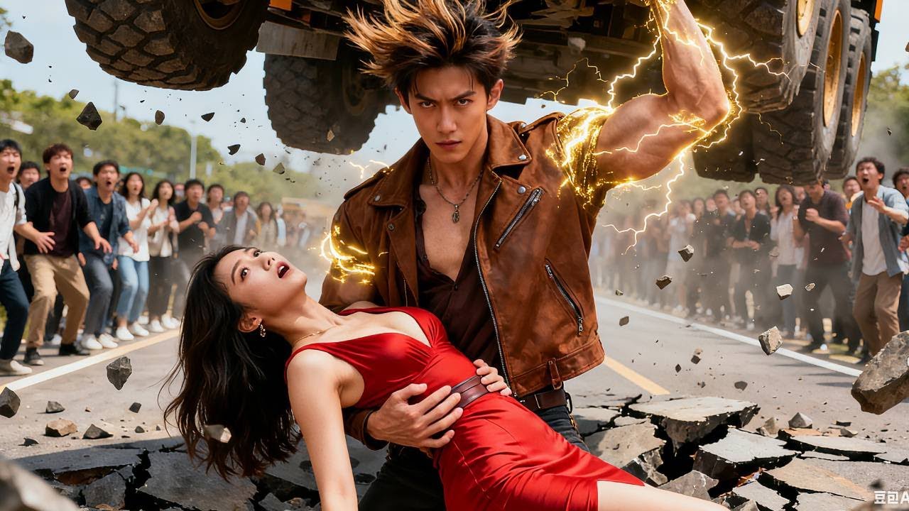 Pobre alzó un 100T camión x salvar a la Bella CEO, ella volvió con miles de millones a pedirle boda!