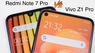 Vivo Z1 Pro vs Xiaomi Redmi Note 7 Pro SpeedTest Benchmarks Camera Which one You