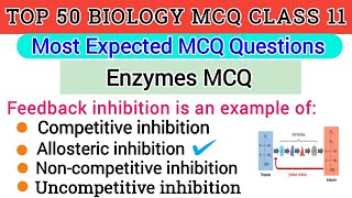 Enzymes Top 50 MCQ for Competitive Exams | Chapter Wise Biology MCQ | Biomolecules MCQ Questions