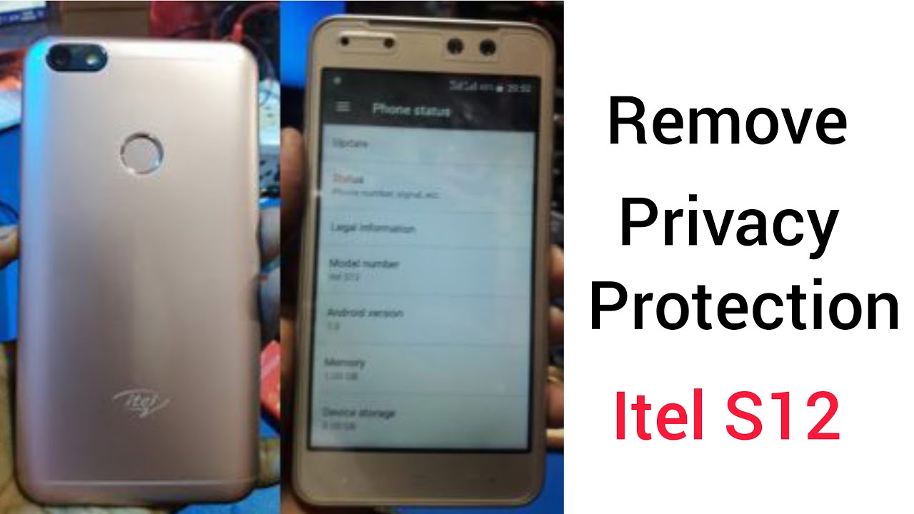 how-to-remove-privacy-protection-for-itel-s12-como-remover-privacy