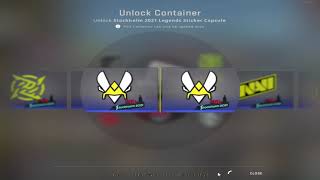 I opened a NaVi Gold sticker on the night of the update
