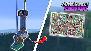 Insane Raid Farm in Survival Minecraft | 440K Items Per Hour