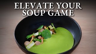 Luxury Soup Recipe At Home: Asparagus &amp; Mushrooms