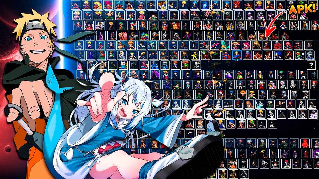 O MAIS NOVO JUMP ULTIMATE BATTLE STARS V8 MUGEN PARA CELULAR!