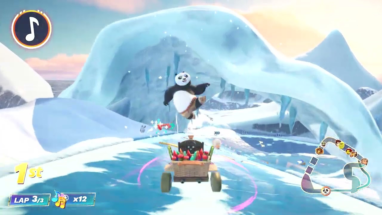 Po gameplay in Baby Corp Cup Relaxed - DreamWorks All-Star Kart Racing