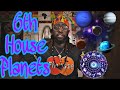 Planets In The 6th House 🏠 #6thHouse #Planets #Astrology #AstroFinesse