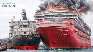 100 Biggest Ship Collisions and Mistakes - Ships in storm Giant Monster Waves - Caught On Camera