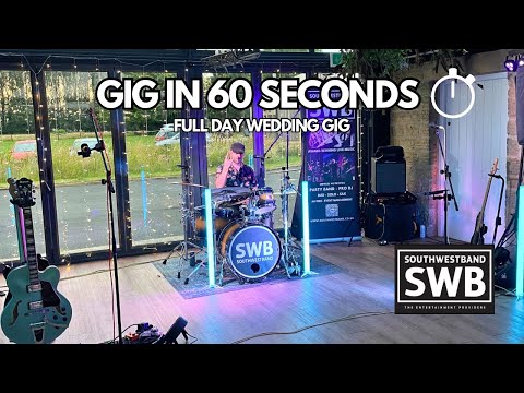 Strawberry straddling, British weather problems + so many activities! SouthWestBand live, UK Wedding