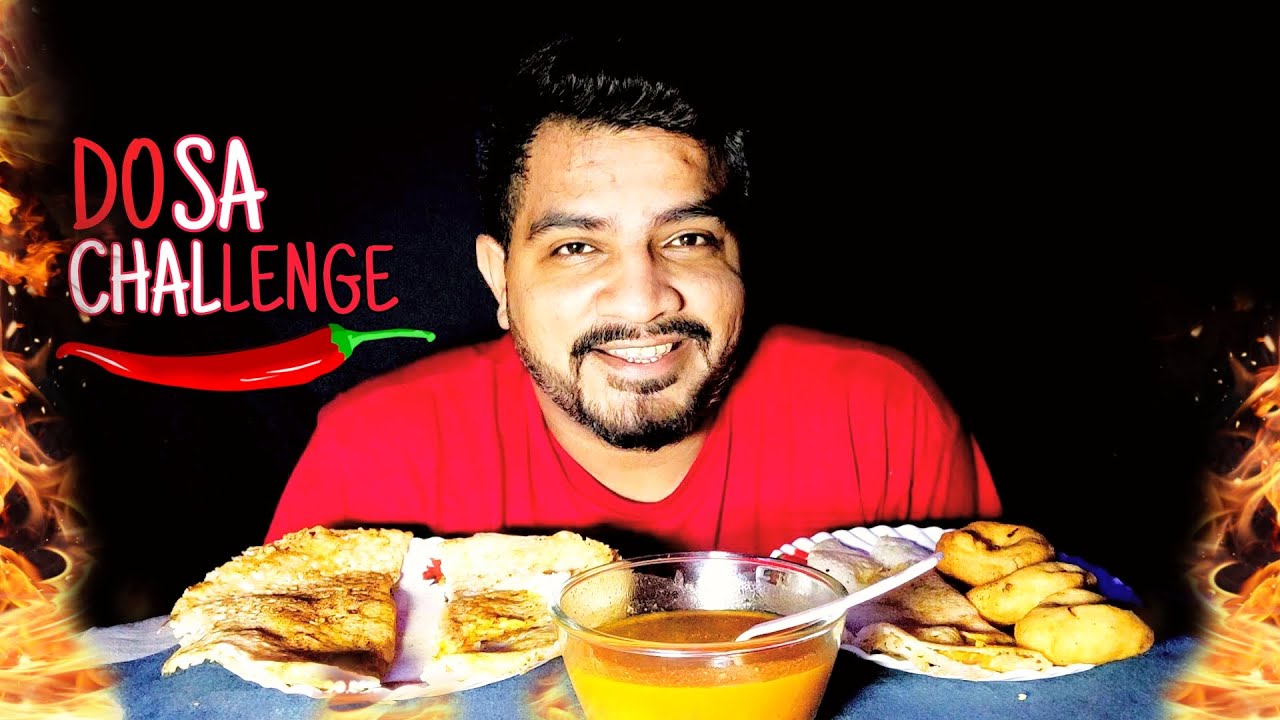 BUTTER MASALA DOSA CHALLENGE 🔥 Extreme spicy foodworld YouTube