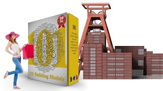Zollverein Coal Mine Industrial Complex - 3D Building