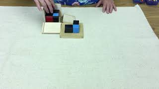 Montessori Binomial Cube 1st and 2nd Presentations