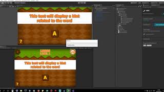 Use rewarded UnityAd to show a hint in Scrambled Word Game screenshot 2