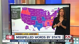 Celebrity Google Map of Misspelled Words by State Profile