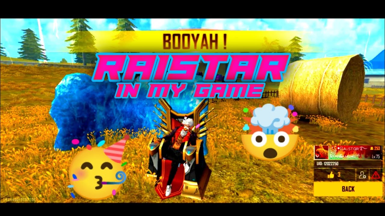 RAISTAR IN MY GAME ❣️|