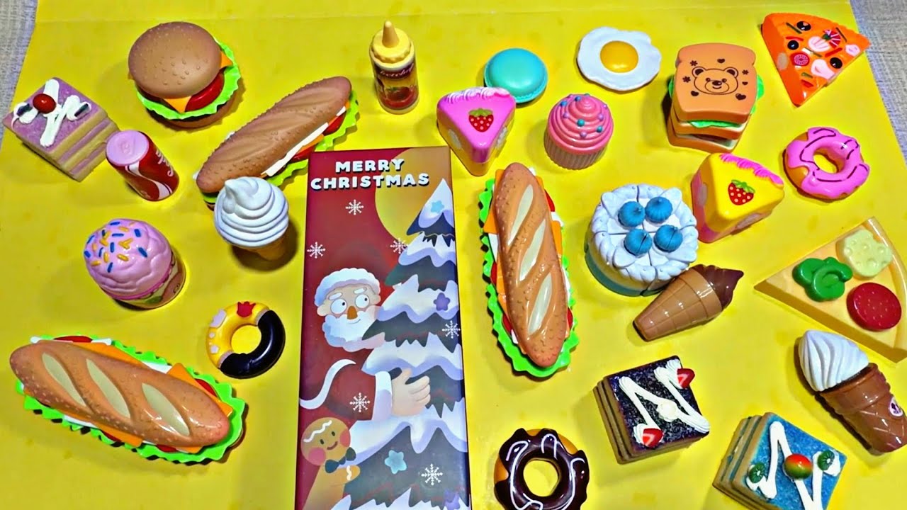 🌮 ASMR_Video * Egg, Pizza, Sandwich, ice cream, Donuts, Burger, Birthday Cake, Coke And Many More...
