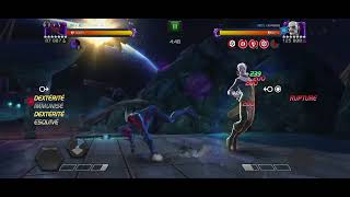 Ebony Maw node 2 with Spidey 2099 - MCOC AW
