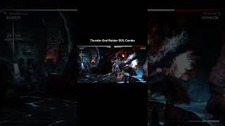 Thunder God Raiden 50% Combo | Mortal Kombat X #mkx #combo #raiden