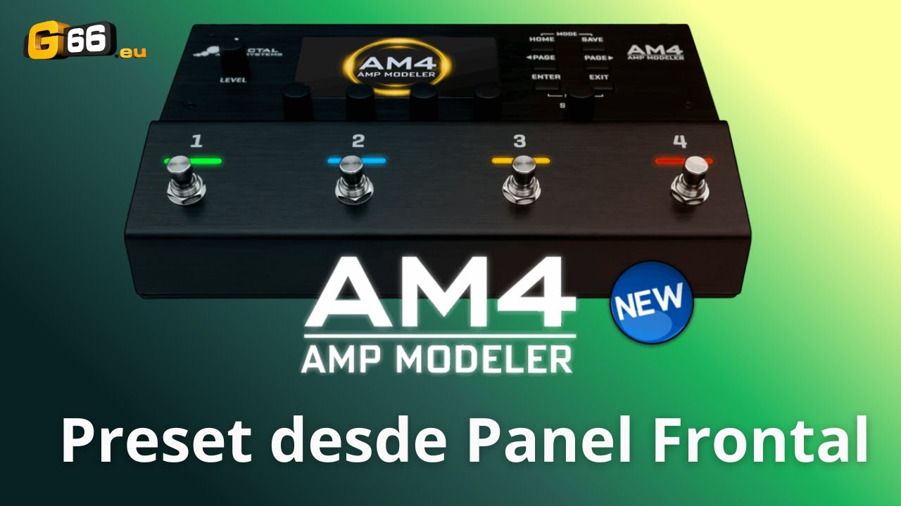 AM4 - Crear un Preset desde el Panel Frontal