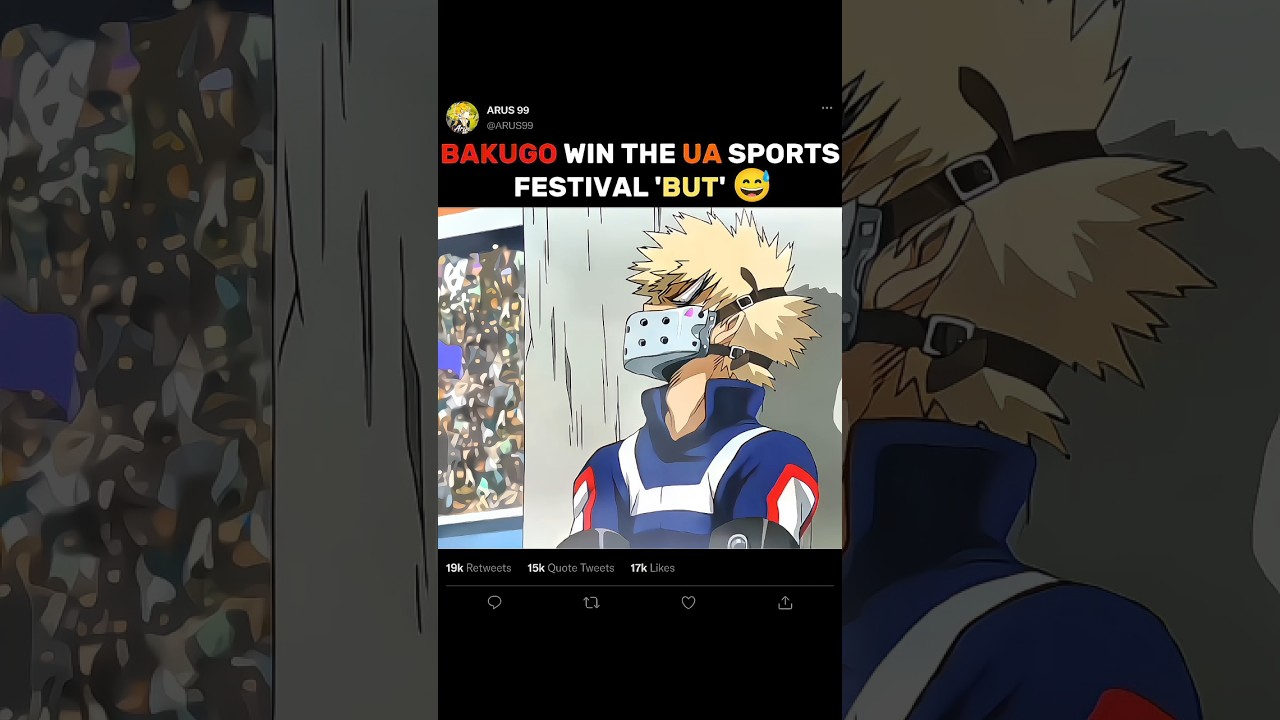 Bakugo Win Sports Festival 'But'😅 