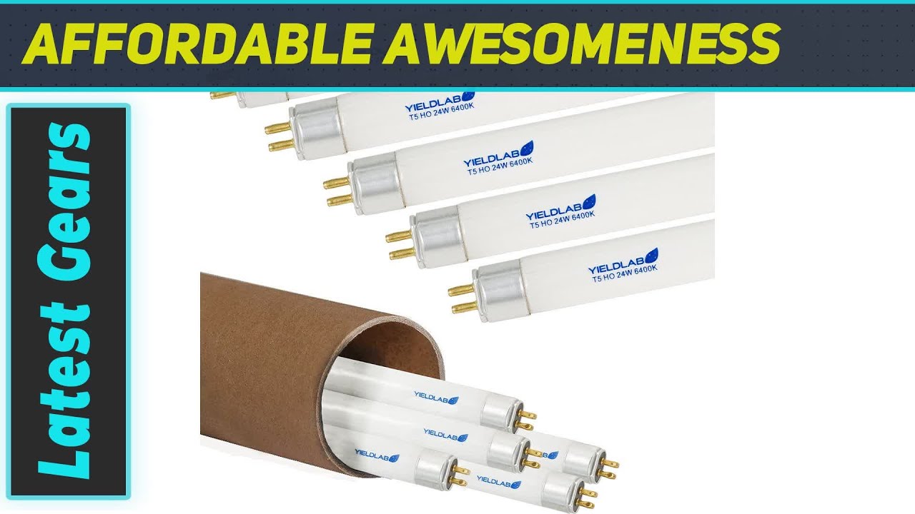 24w T5 Fluorescent Grow Light Bulbs Best Lighting for Vibrant Plant