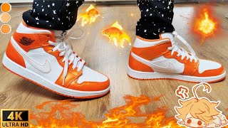 metallic orange jordan 1
