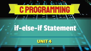if-else-if Statement in C (Urdu/Hindi)