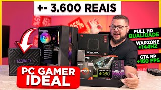 PC Gamer IDEAL roda TUDO por 3600 Reais com Ryzen e NVIDIA RTX