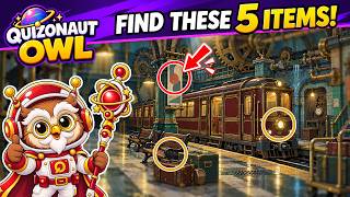 🦉🔍 Find 5 Hidden Objects | Harder Than You Think! 🔍🦉 | Quizonaut Owl