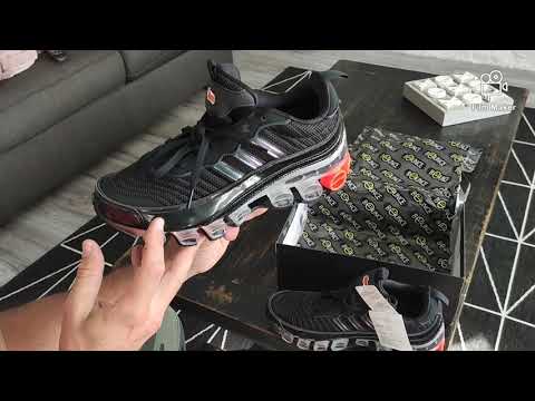 adidas microbounce t1 core black solar red