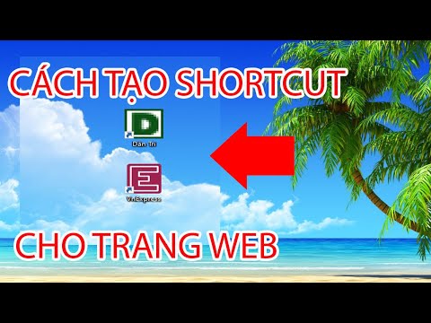 Video Cách tạo shortcut trang web trên trình duyệt Chrome - youtube
