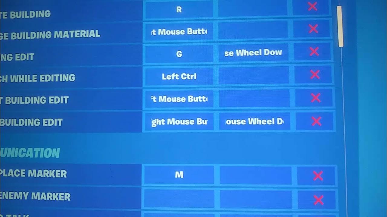 clix keybinds YouTube