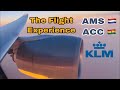 The Flight Experience | Amsterdam To Accra | KLM Boeing 777-300ER | Economy Comfort