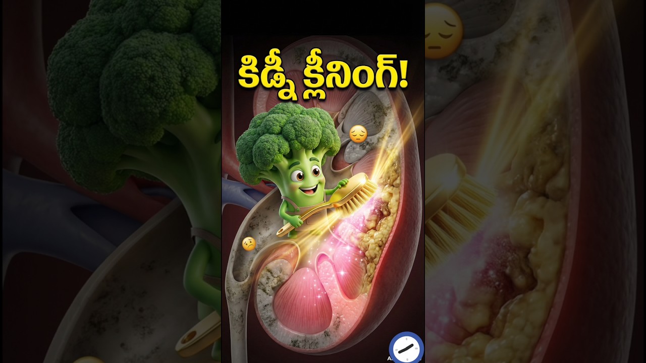 🥦 మీ Kidneys ని శుభ్రం చేసే బ్రకోలీ! (Broccoli Kidney Detox) 🏥