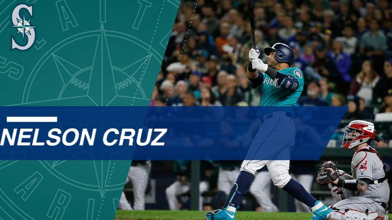 Nelson Cruz's 39 homers in 2017 