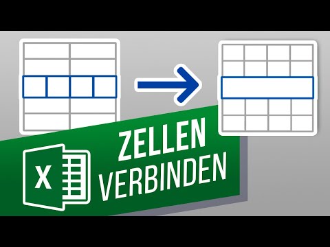 Video: Wie führen Sie Zellen in Excel für Mac 2016 zusammen?