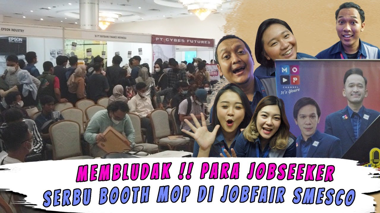 Ikutan Indonesia Career Expo Jakarta, Booth MOP Channel Diserbu Jobseeker!