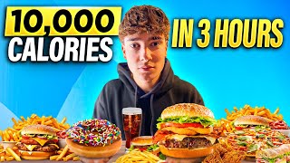 I Tried 10,000 Calorie Challenge In 3 Hours